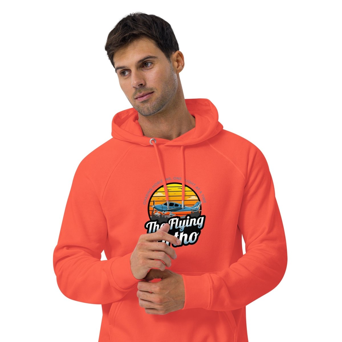 Unisex eco raglan hoodie - The Flying Ortho