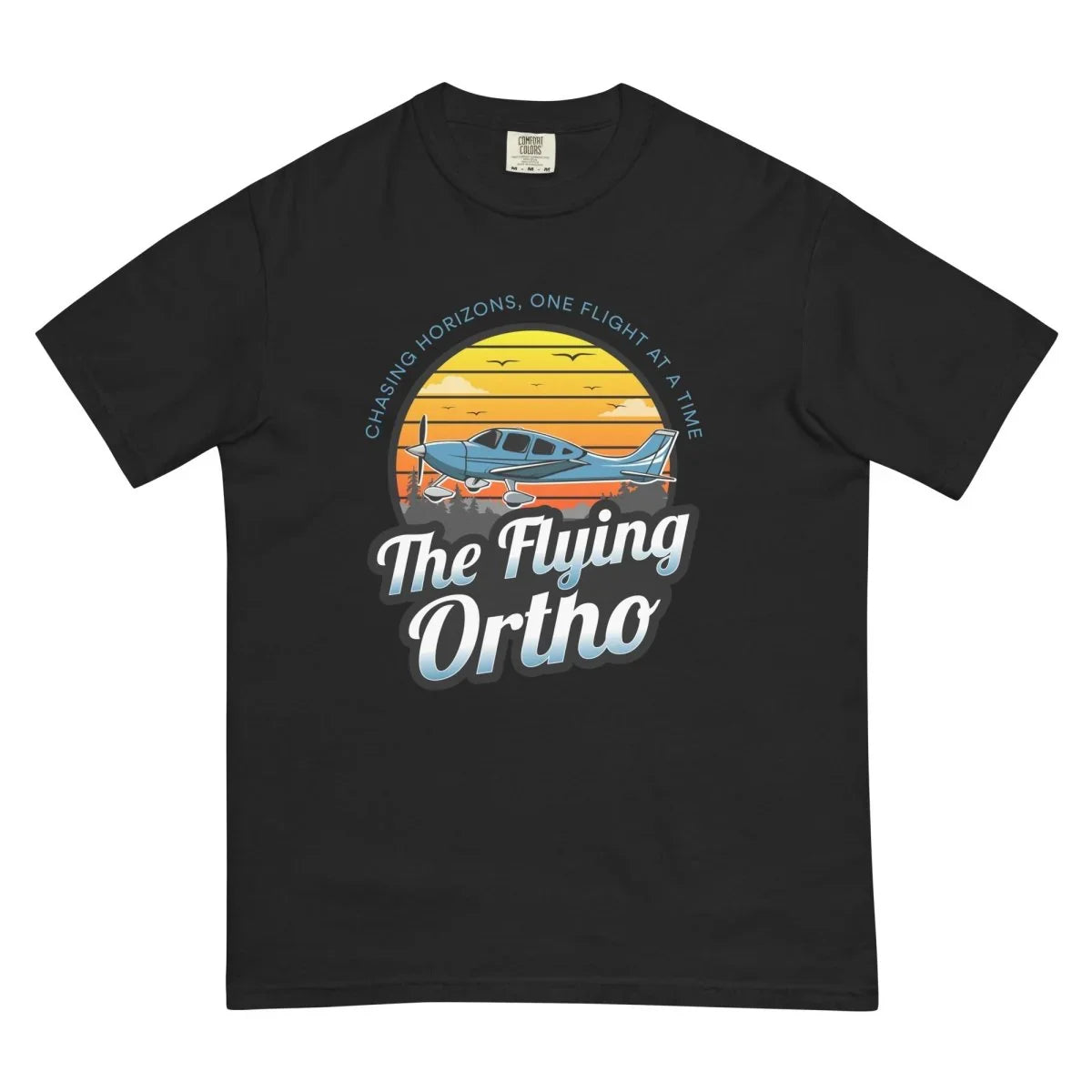 Unisex garment - dyed heavyweight t-shirt - The Flying Ortho