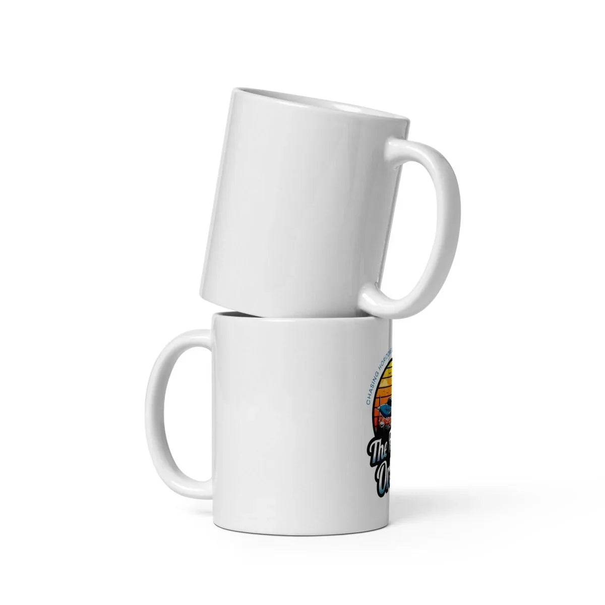 White glossy mug - The Flying Ortho