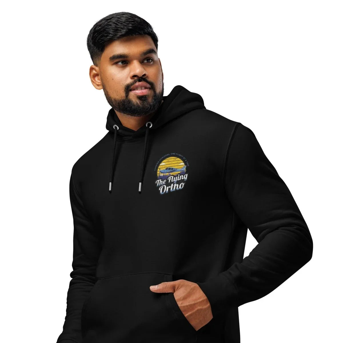 Unisex essential organic hoodie - The Flying Ortho