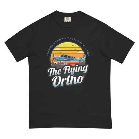 Unisex garment - dyed heavyweight t-shirt - The Flying Ortho