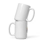 White glossy mug - The Flying Ortho